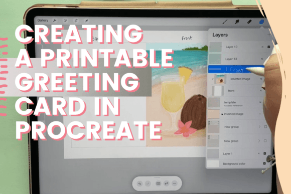 Download Learn How to Create a Printable Greeting Card in Procreate - Printable Collection
