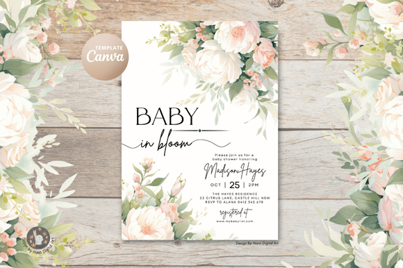 Download Invite Card Printable Canva Template - Premium Resources